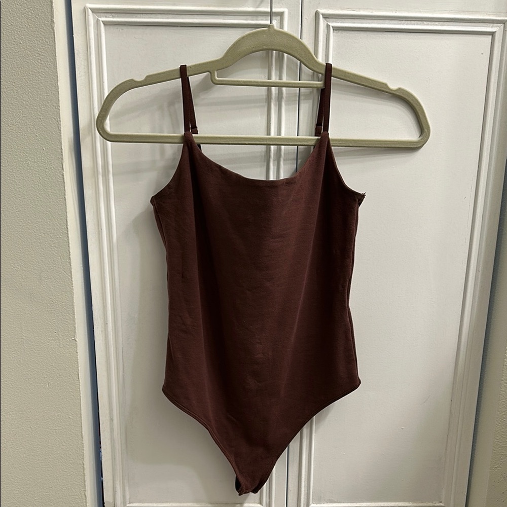 Abercrombie & Fitch Brown Bodysuit 90s cami bodysuit